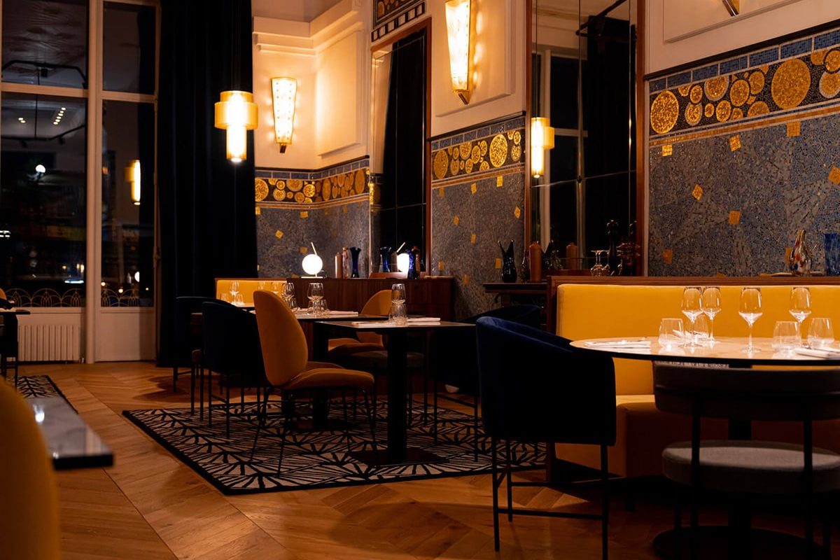 Hôtel d'Anjou - Hôtel 4 étoiles Angers | Vue Bar Restaurant